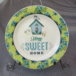 Home Sweet Home plate by Maud Borup (w3319)